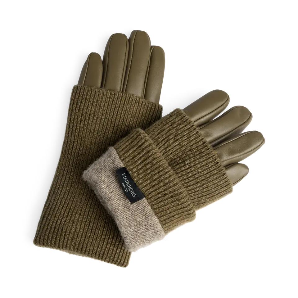 Markberg Markberg Helly Gloves Ivy Green