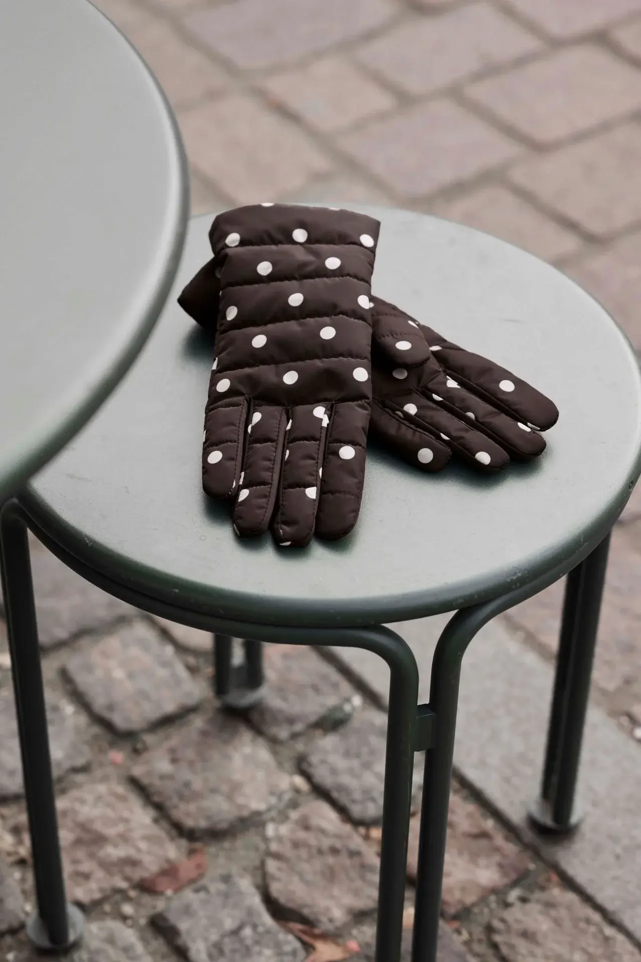 Markberg Markberg Alberte Gloves Polka Dot Brown