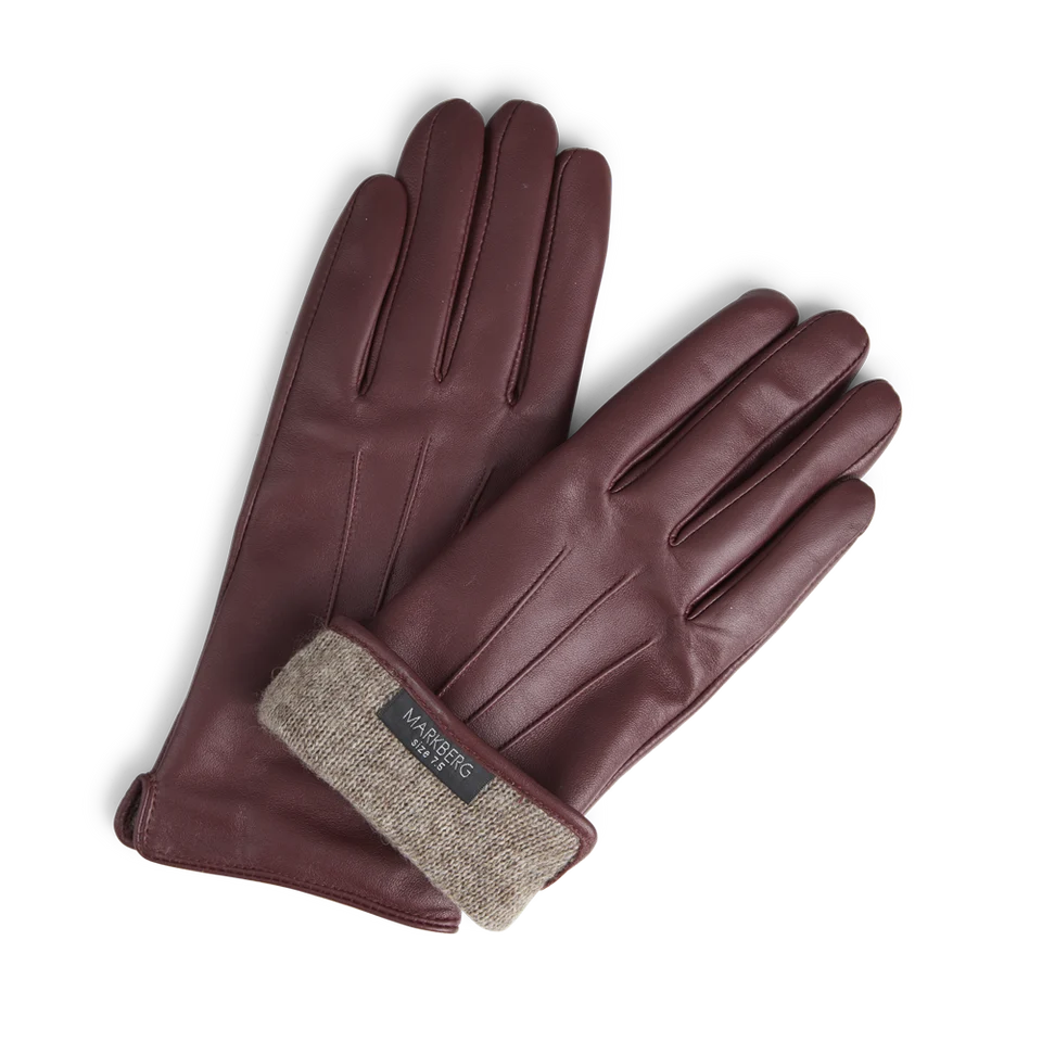 Markberg Markberg Carianna Gloves Burgundy