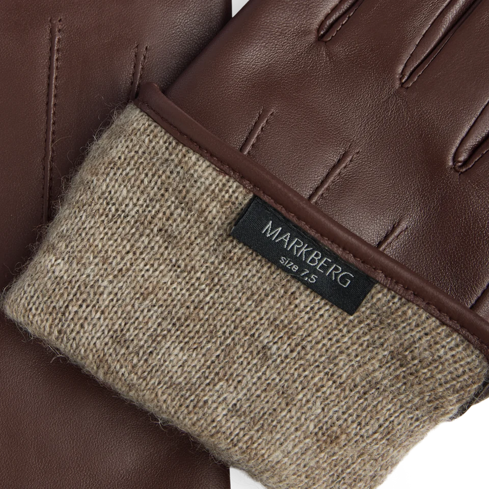 Markberg Markberg Carianna Gloves Chocolate Brown