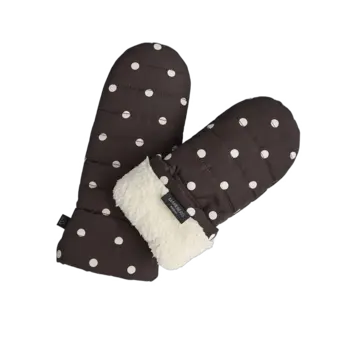 Markberg Celina Mittens Polka Dot Brown