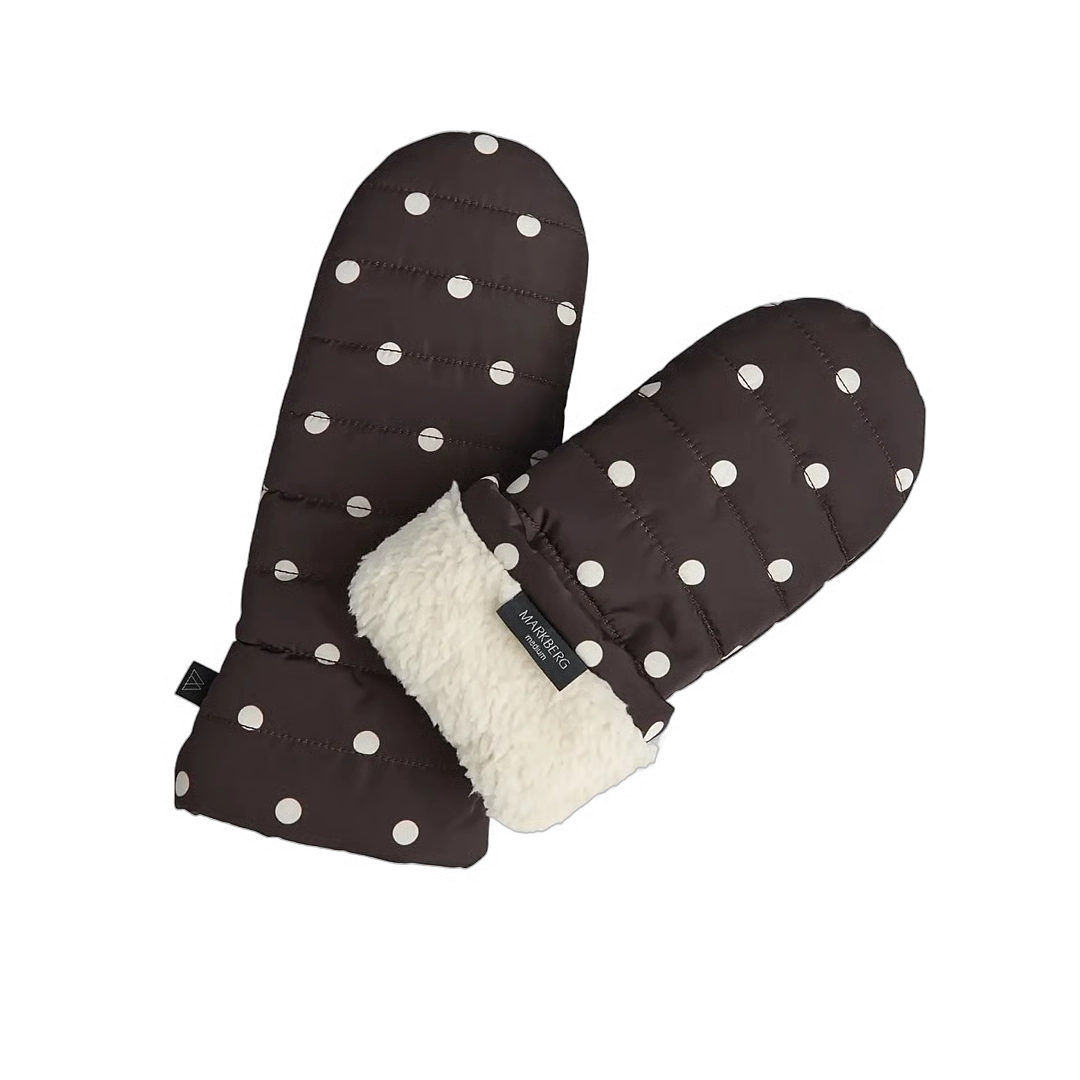 Markberg Markberg Celina Mittens Polka Dot Brown