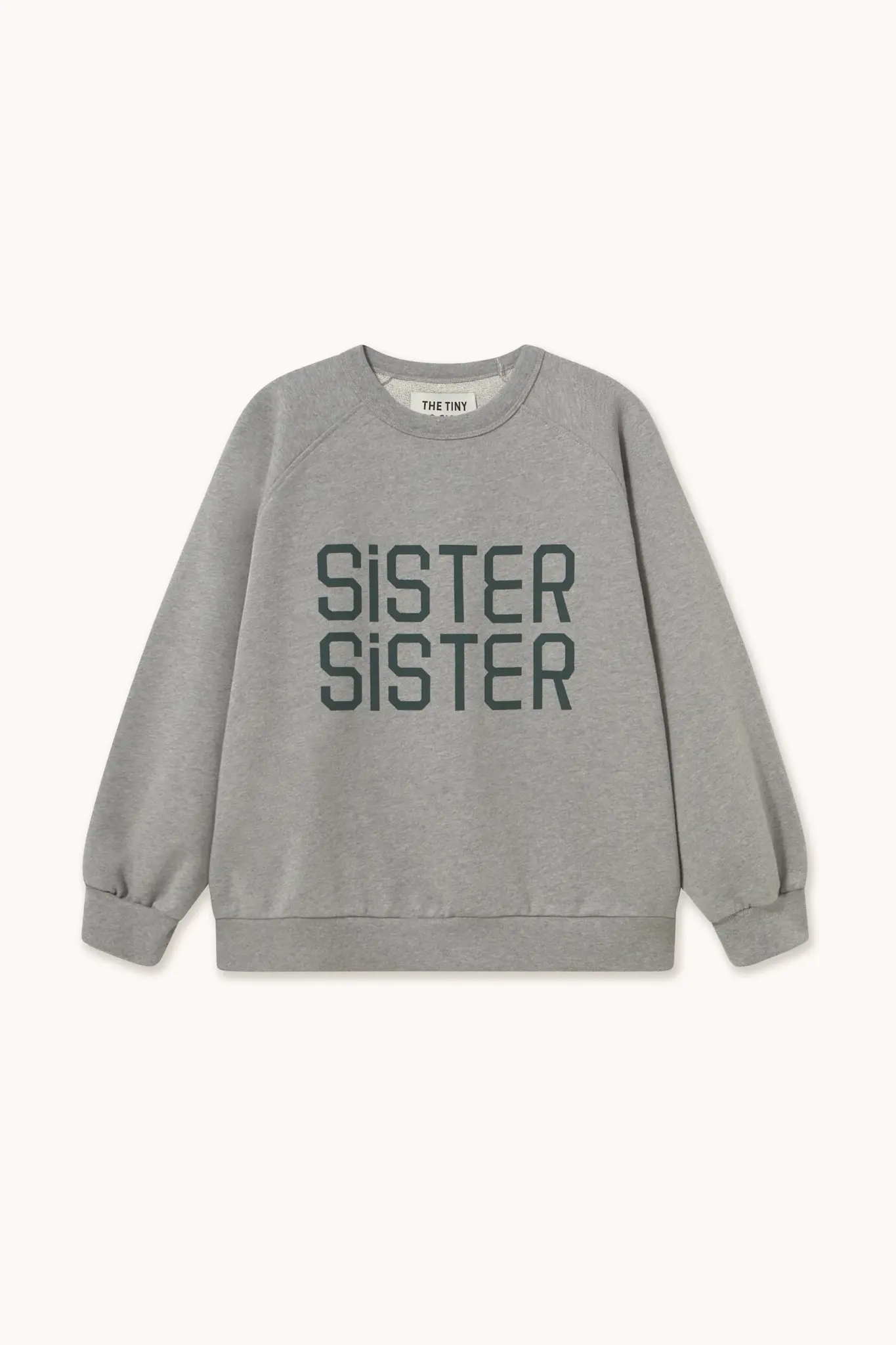 Tiny Big Sister The Tiny Big Sister Sister Sweatshirt Grey Heather