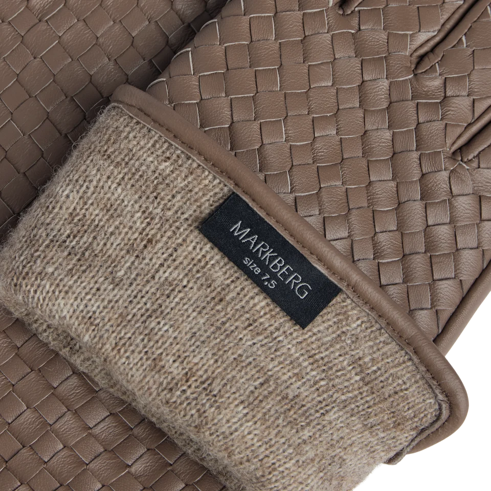 Markberg Markberg Melia Gloves Weave Brown