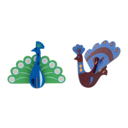 Studio Roof Ornaments The Firebird & Peacock