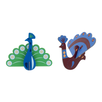 Studio Roof Ornaments The Firebird & Peacock