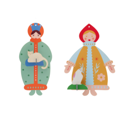 Studio Roof Ornaments The Winter Sisters
