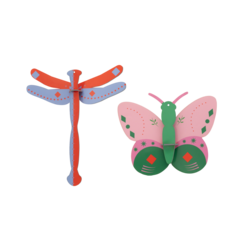 Studio Roof Ornaments Folk Butterflies