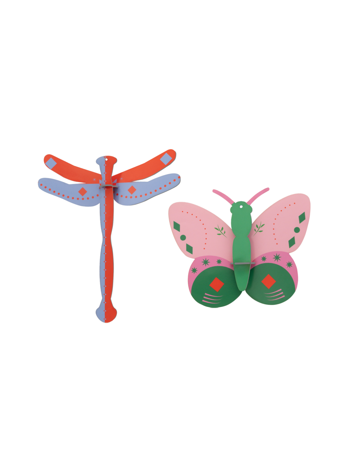 Studio Roof Studio Roof Ornaments Folk Butterflies