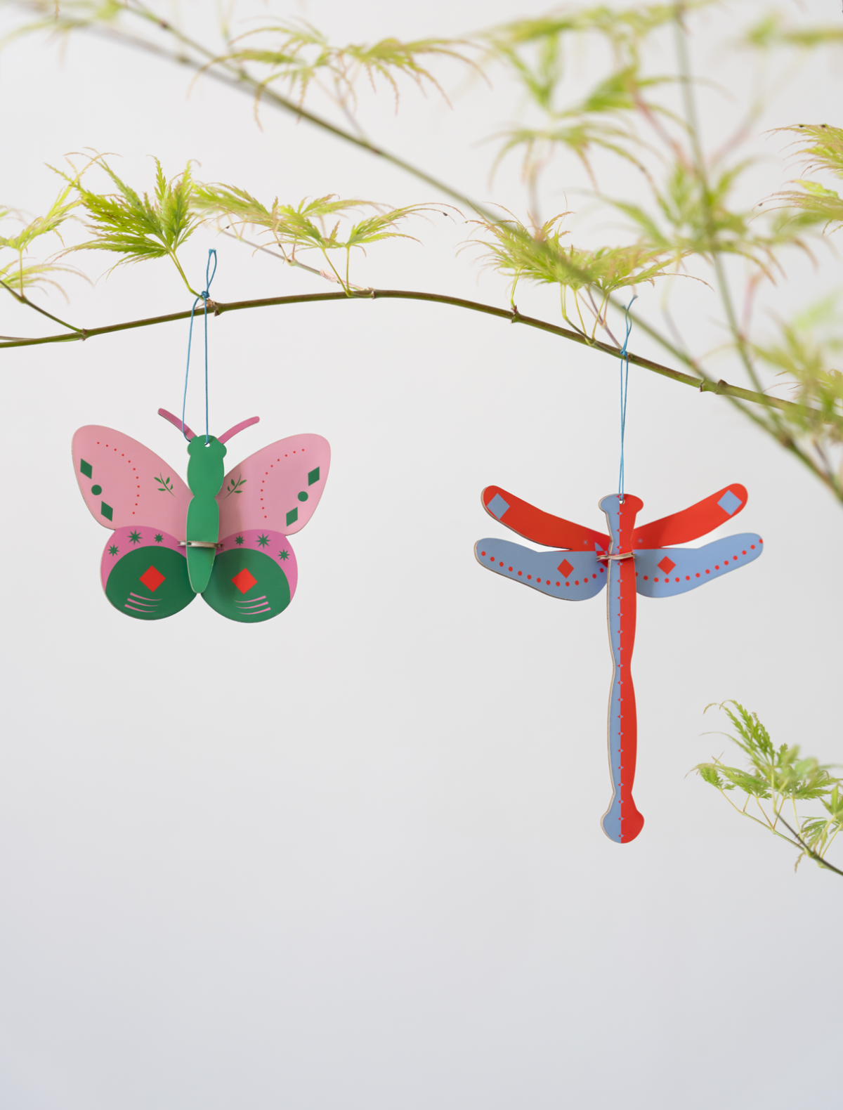 Studio Roof Studio Roof Ornaments Folk Butterflies