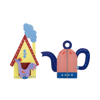 Studio Roof Ornaments Tea House Tales