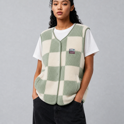On Vacation Wanderlust Fleece Vest Mint