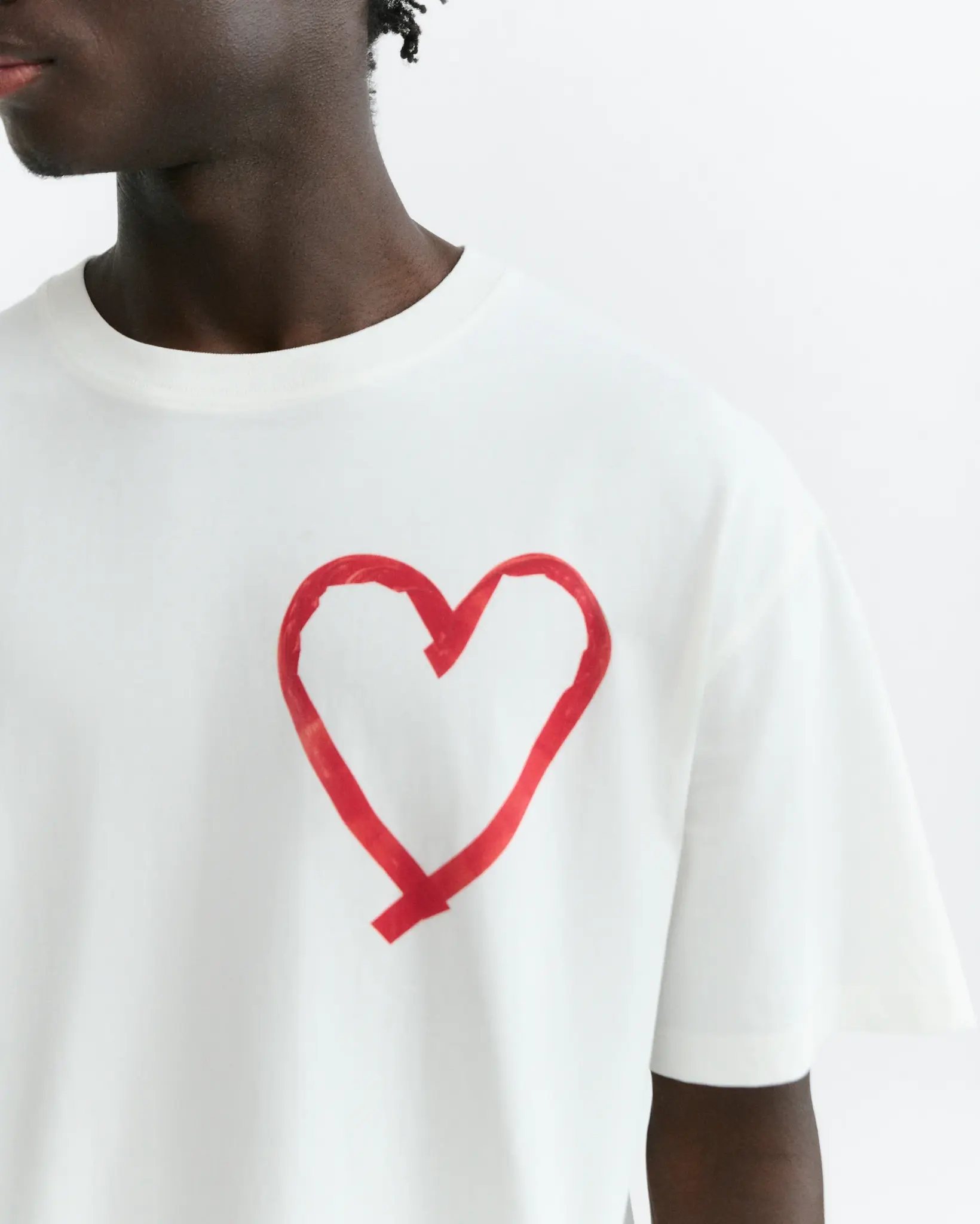 Thinking Mu Thinking Mu Heart tape Aaron T-shirt