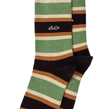 Alfredo Gonzales Socks Big Stripes Light Army