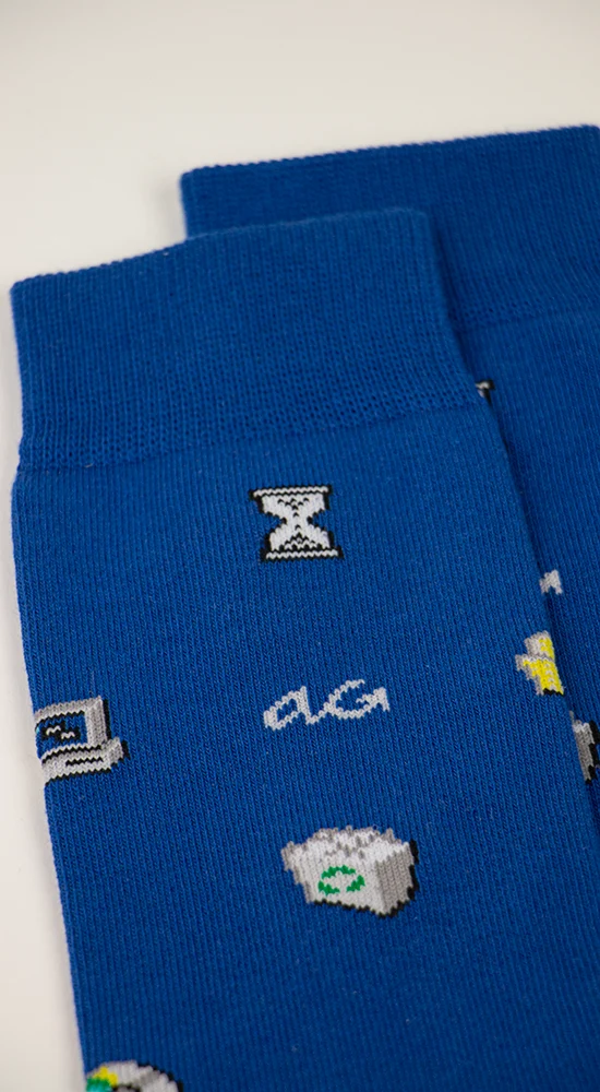 Alfredo Gonzales Alfredo Gonzales Socks Computer Blue
