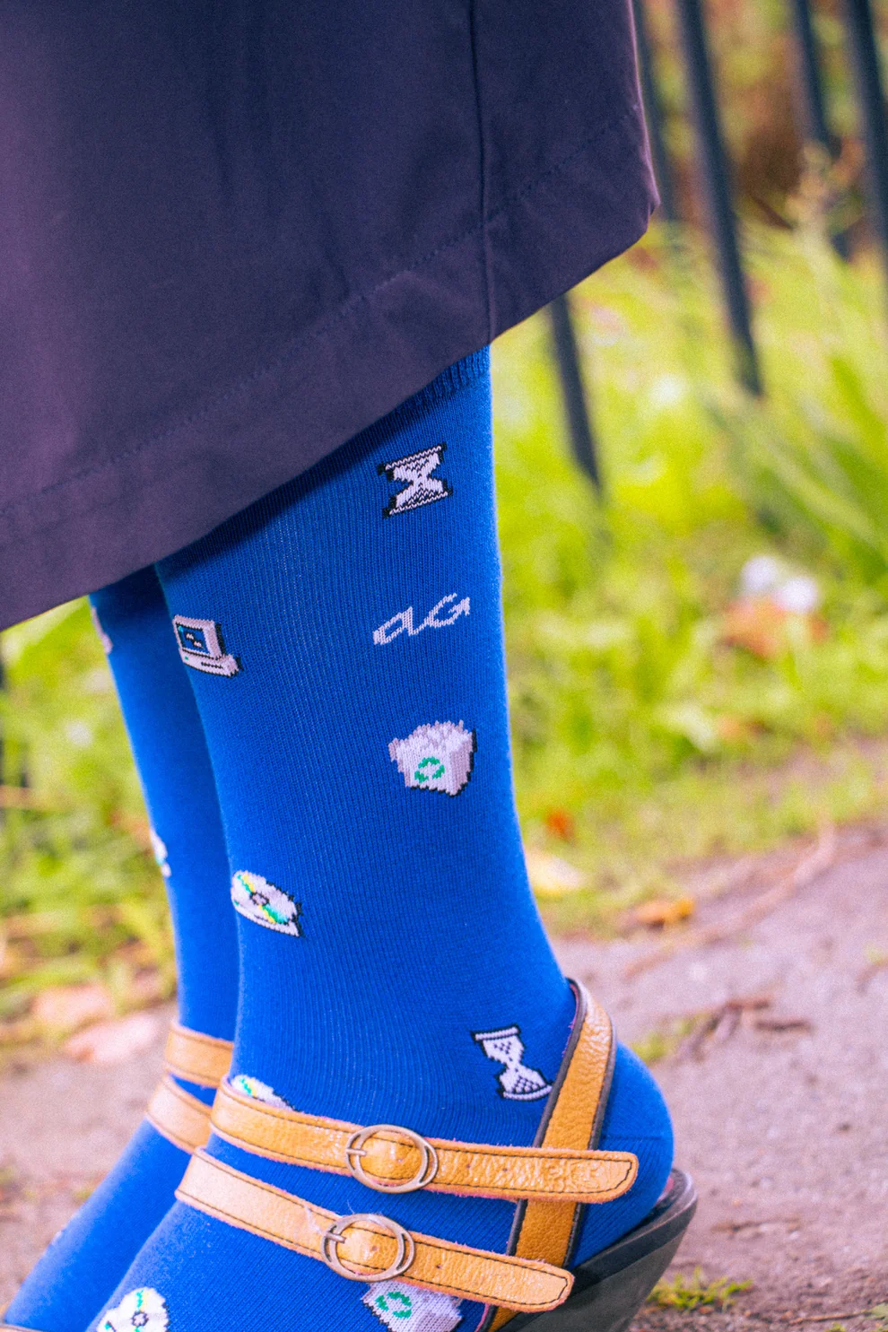 Alfredo Gonzales Alfredo Gonzales Socks Computer Blue