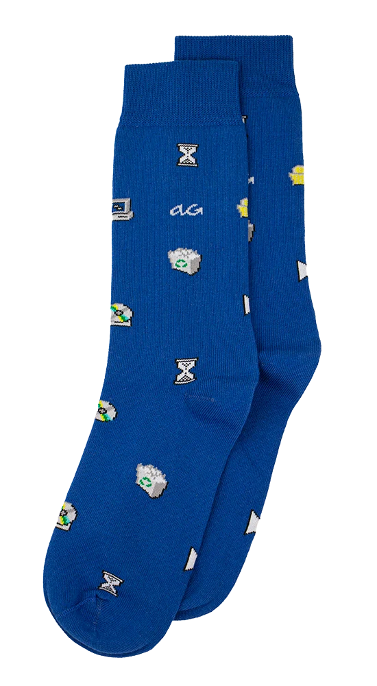 Alfredo Gonzales Alfredo Gonzales Socks Computer Blue