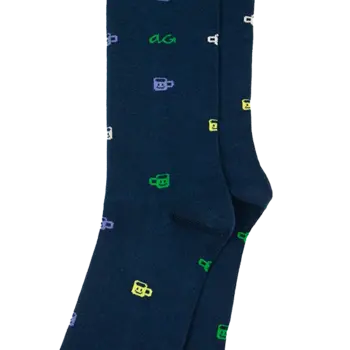 Alfredo Gonzales Socks Coffee Navy