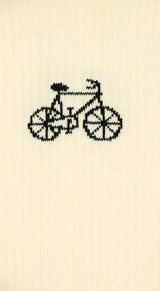 Alfredo Gonzales Alfredo Gonzales Socks Athletic Outline Bike Off White