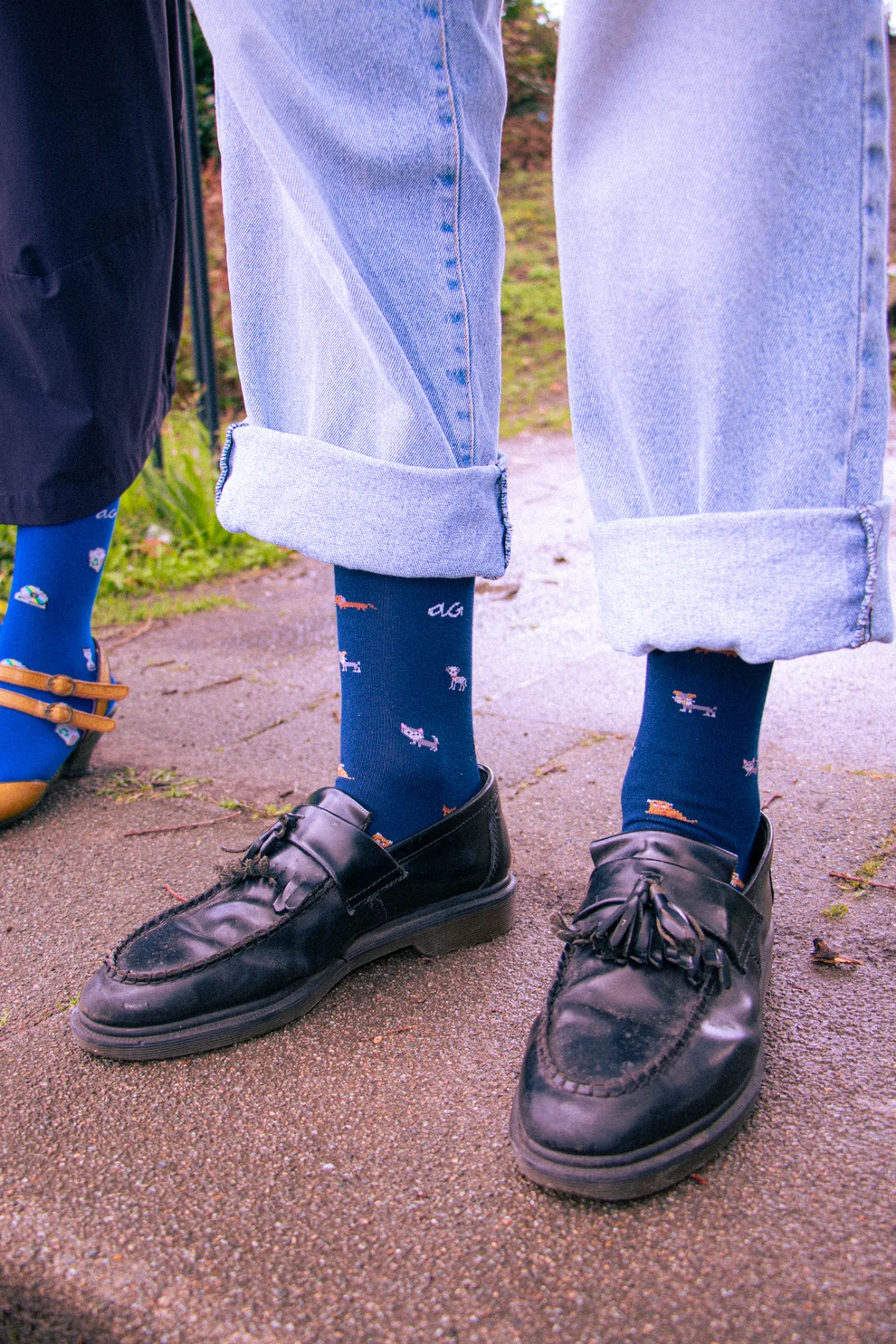 Alfredo Gonzales Alfredo Gonzales Socks Doggies Navy