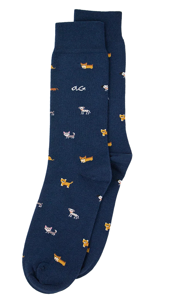 Alfredo Gonzales Alfredo Gonzales Socks Doggies Navy