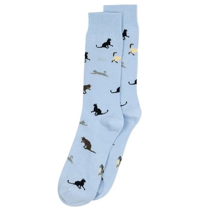 Alfredo Gonzales Alfredo Gonzales Socks Cats Light Blue