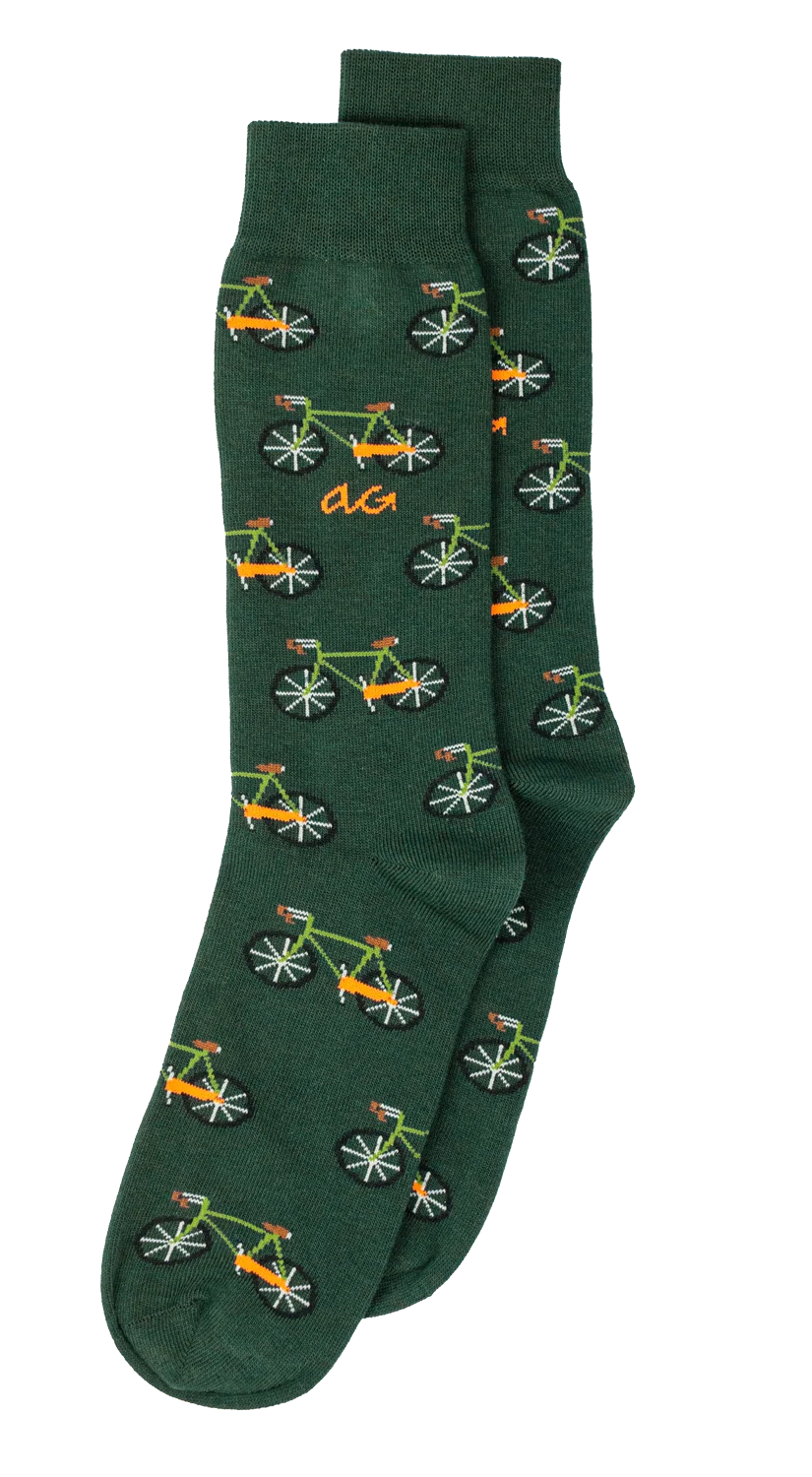 Alfredo Gonzales Alfredo Gonzales Socks Bicycles Navy