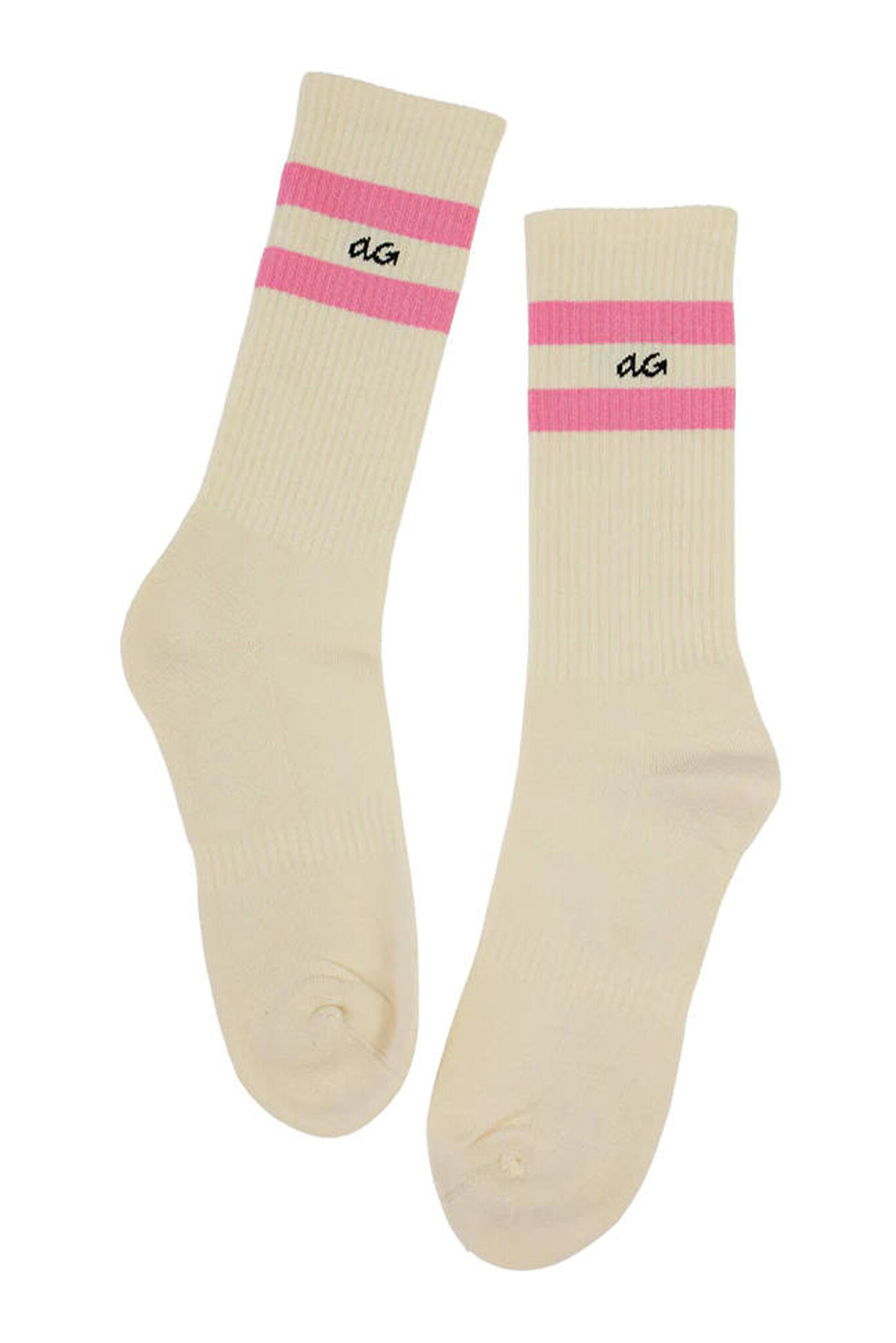 Alfredo Gonzales Alfredo Gonzales Socks Athletic Organic Stripes Pink