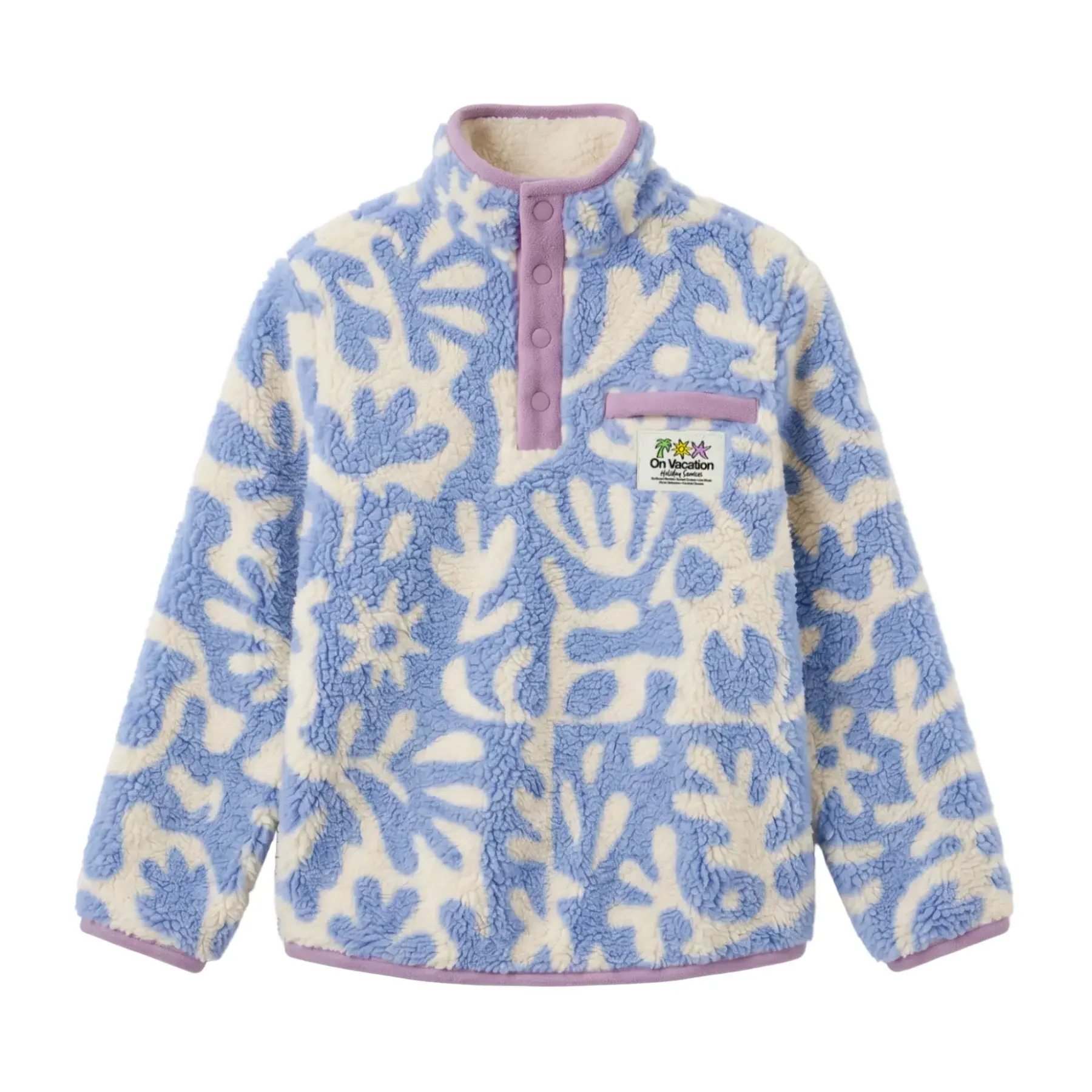 On Vacation On Vacation Goodtimes Fleece Sweater Blue