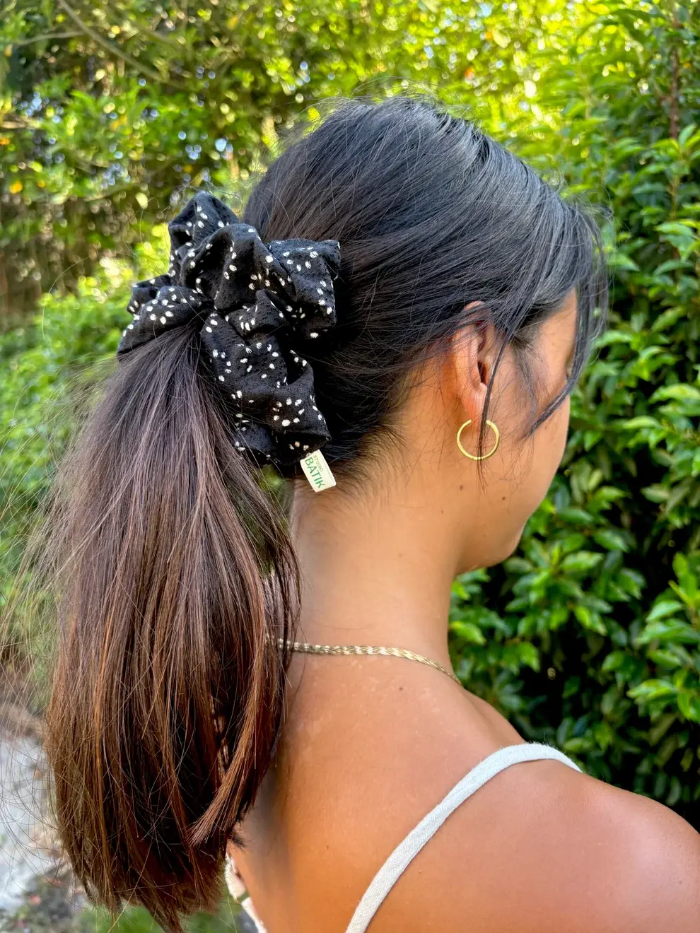 STUDIO BATIK BATIK Studio Batik Batik Scrunchie Titik