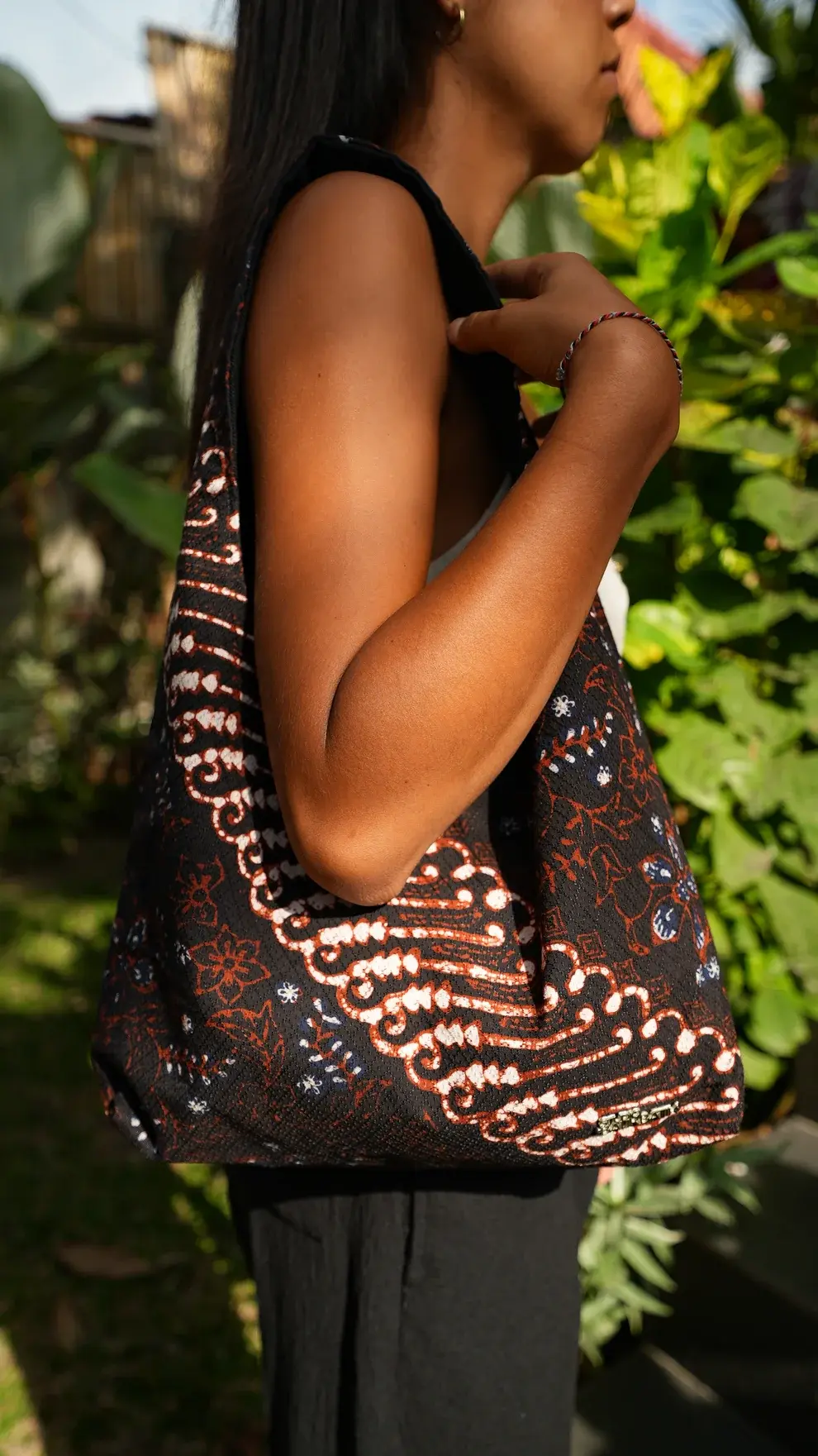 STUDIO BATIK BATIK Studio Batik Batik Joy Bag Cokelat