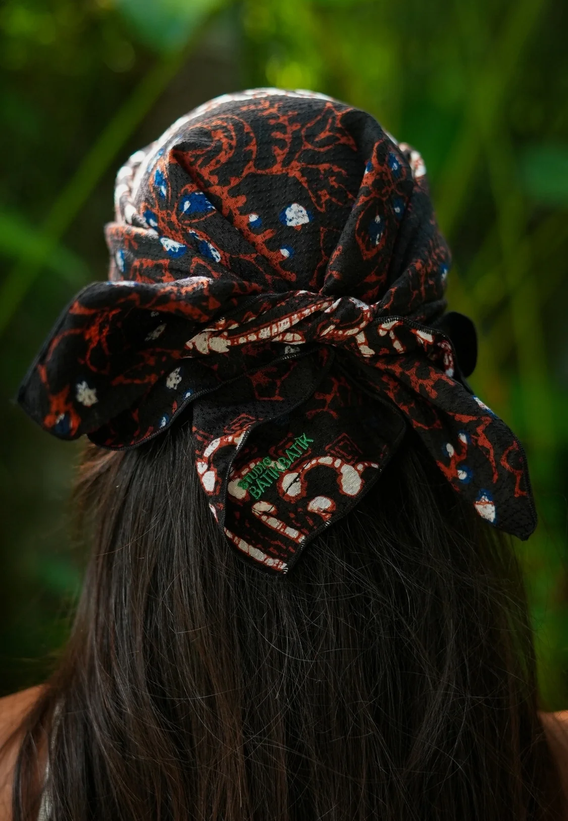 STUDIO BATIK BATIK Studio Batik Batik Bandana Cokelat