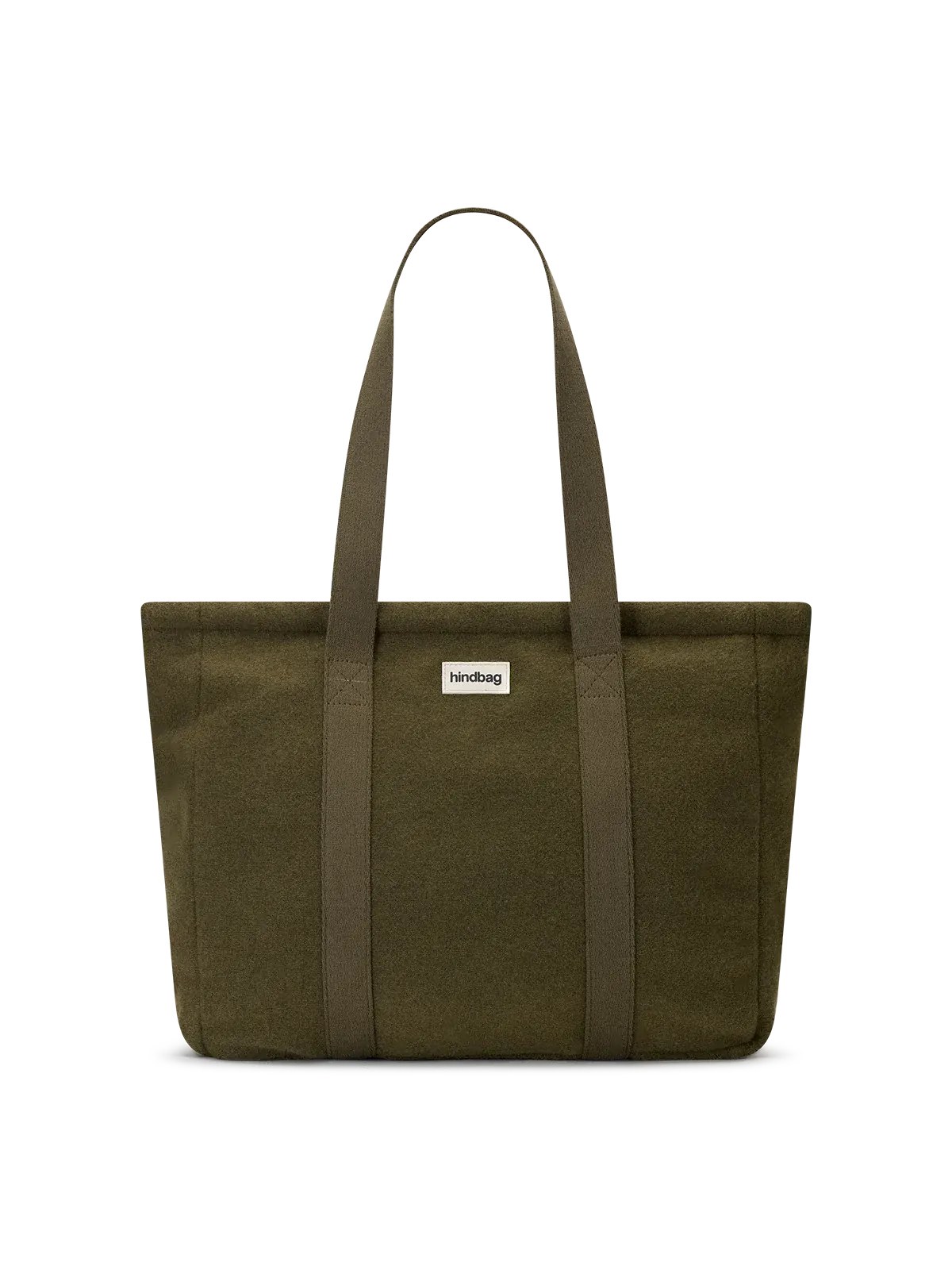 Hindbag Hindbag Shopper Cesar Khaki Wool Effect