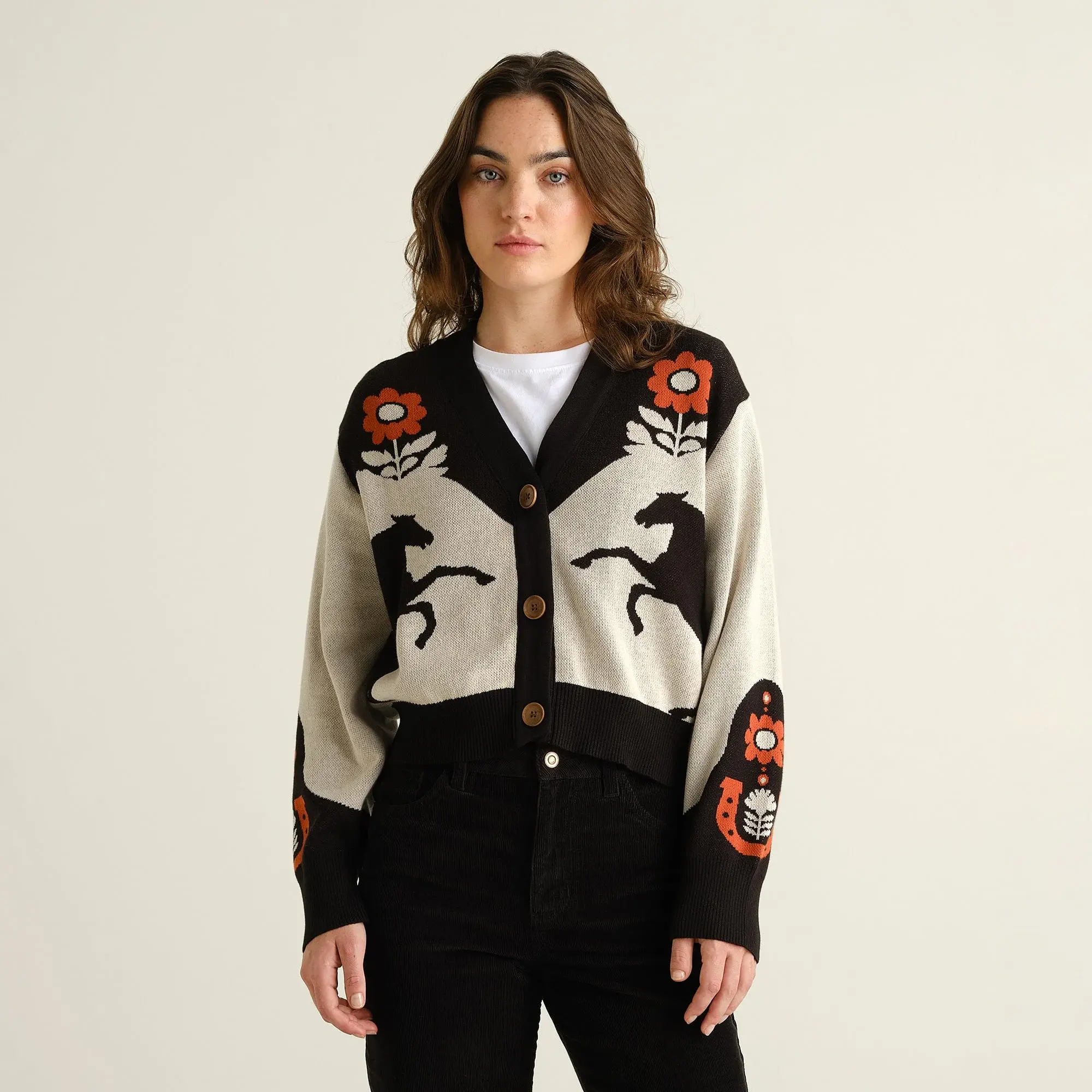 Dedicated Dedicated Cardigan Kanan Western Multi Color
