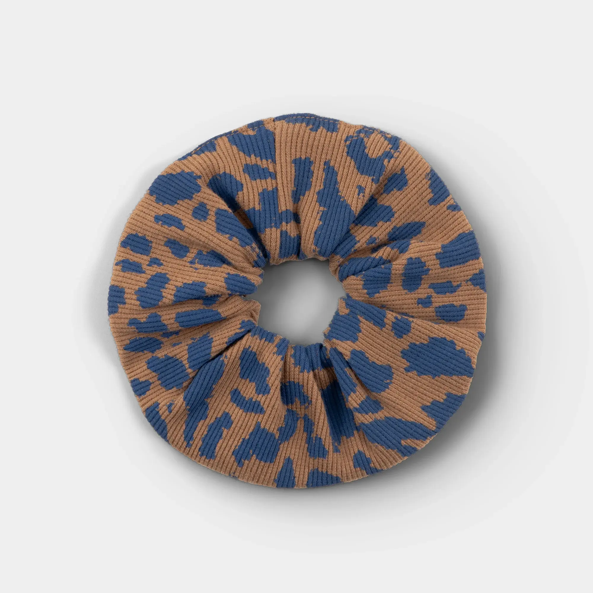 Dedicated Dedicated Scrunchie Rib Leopard Light Brown