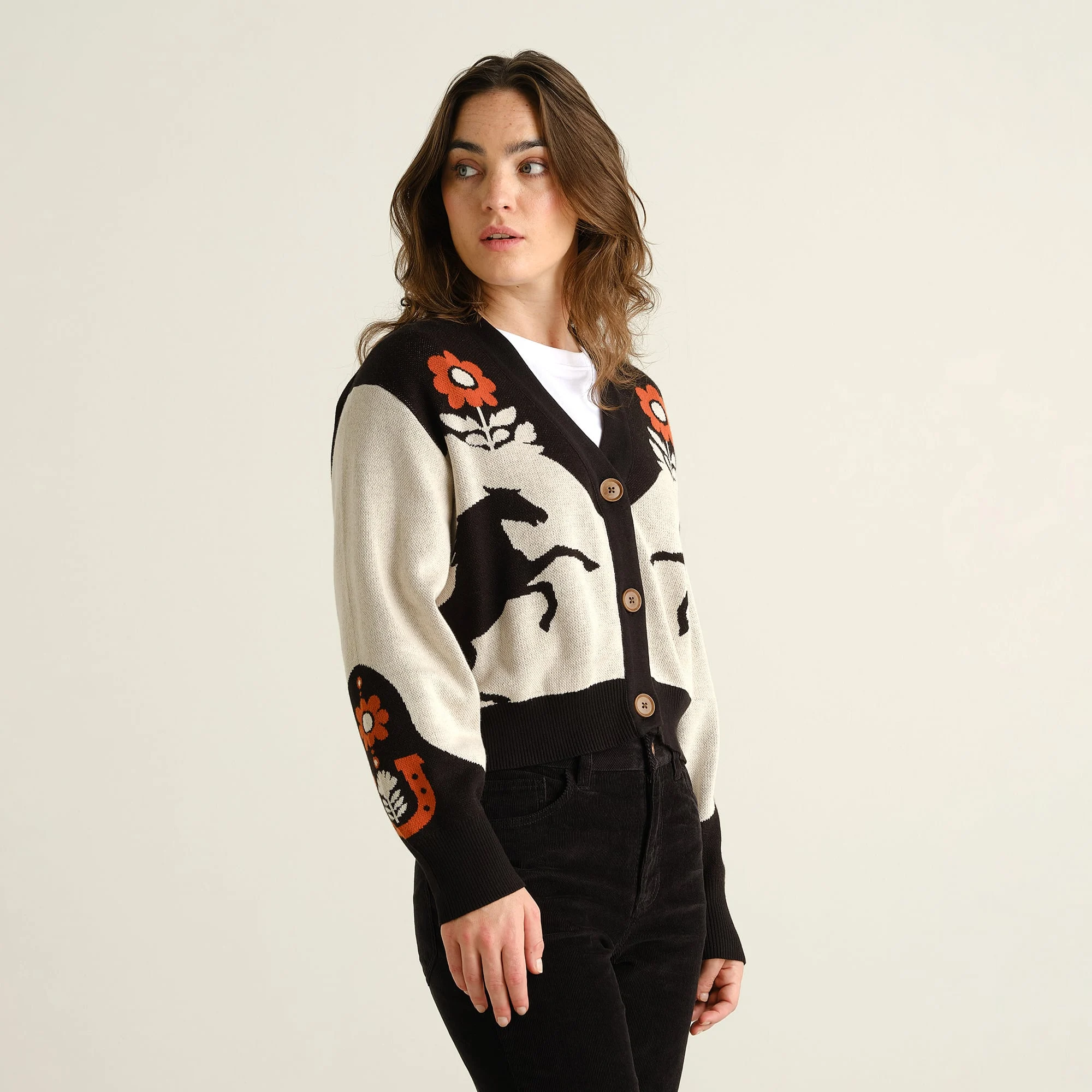 Dedicated Dedicated Cardigan Kanan Western Multi Color