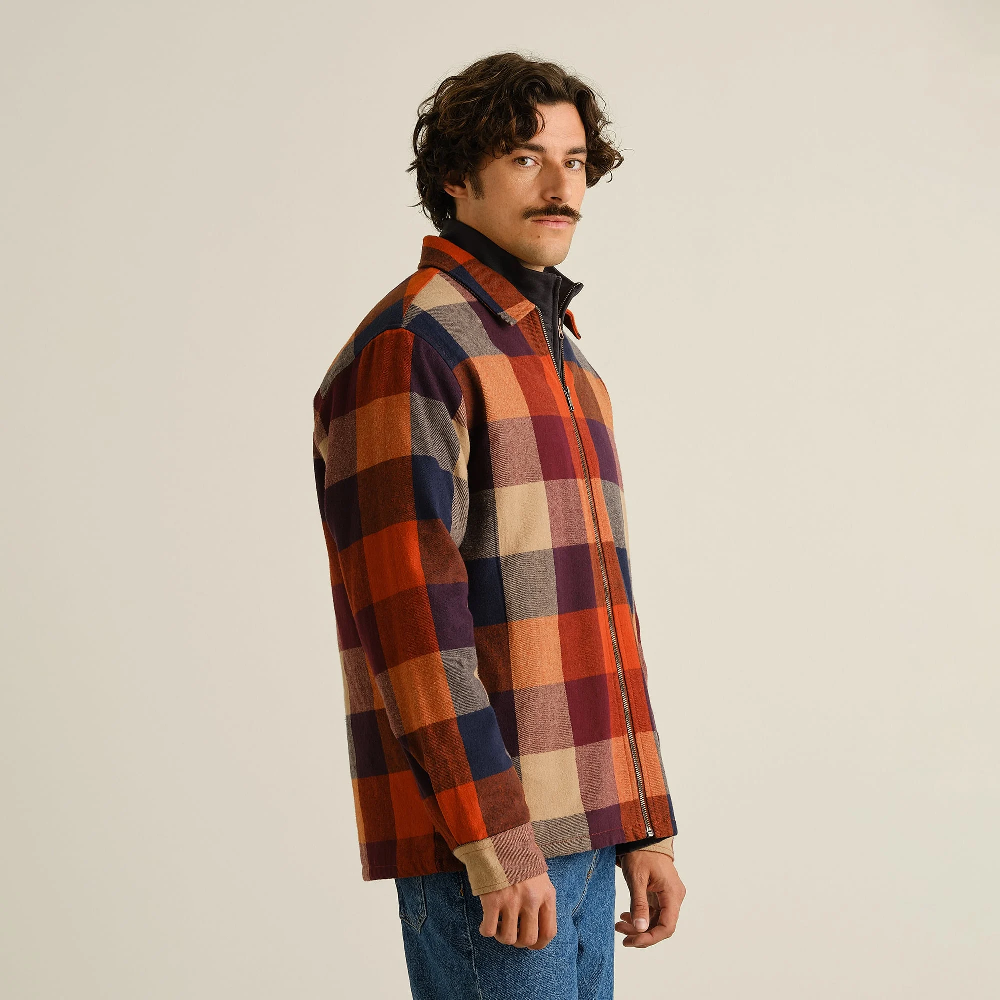 Dedicated Dedicated Jacket Torp Flannel Check Muted Multi Color