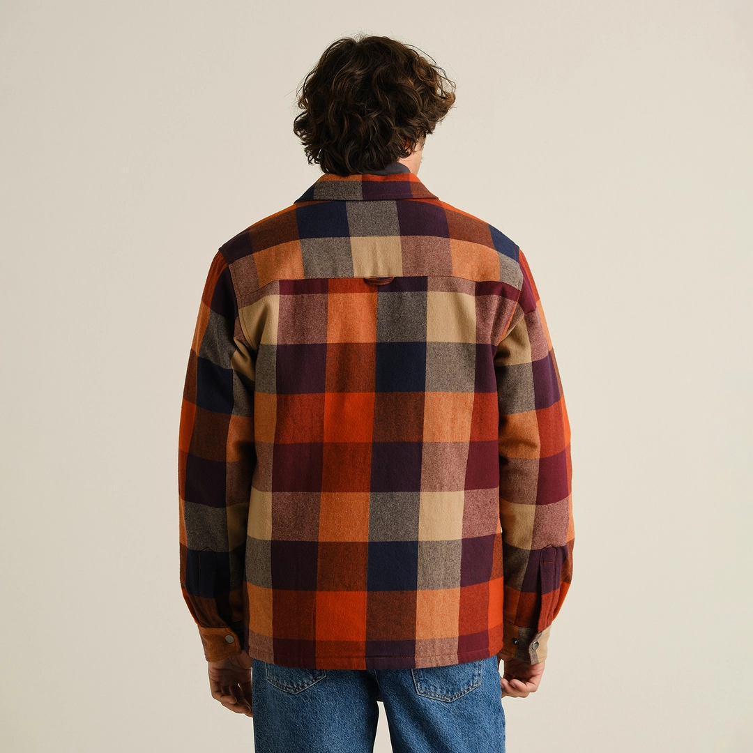 Dedicated Dedicated Jacket Torp Flannel Check Muted Multi Color