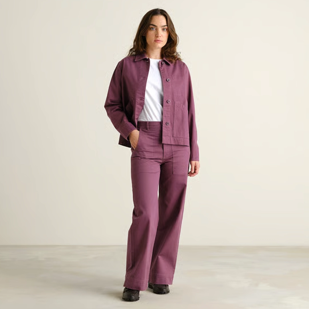 Dedicated Dedicated Workwear Pants Vara Berry Purple