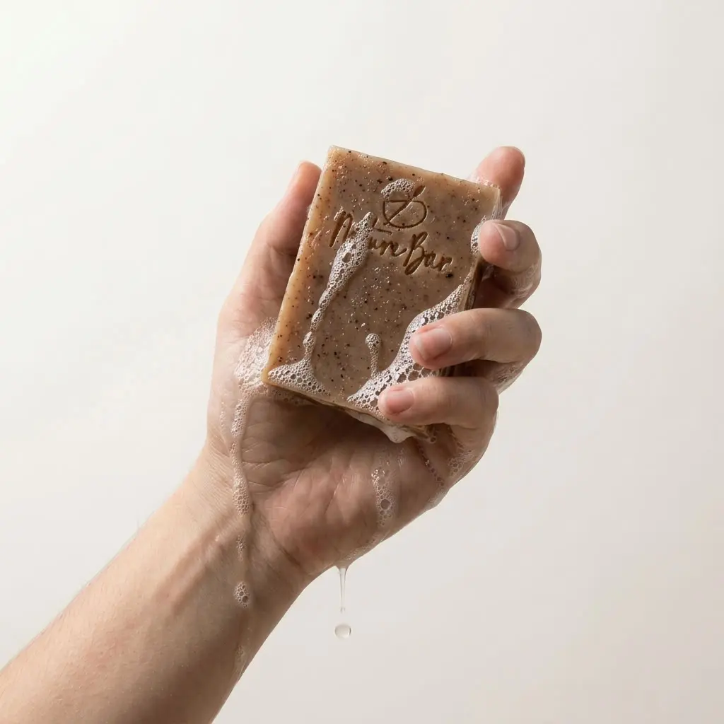 Nature Bar Body Scrub Bar Coffee & Turmeric