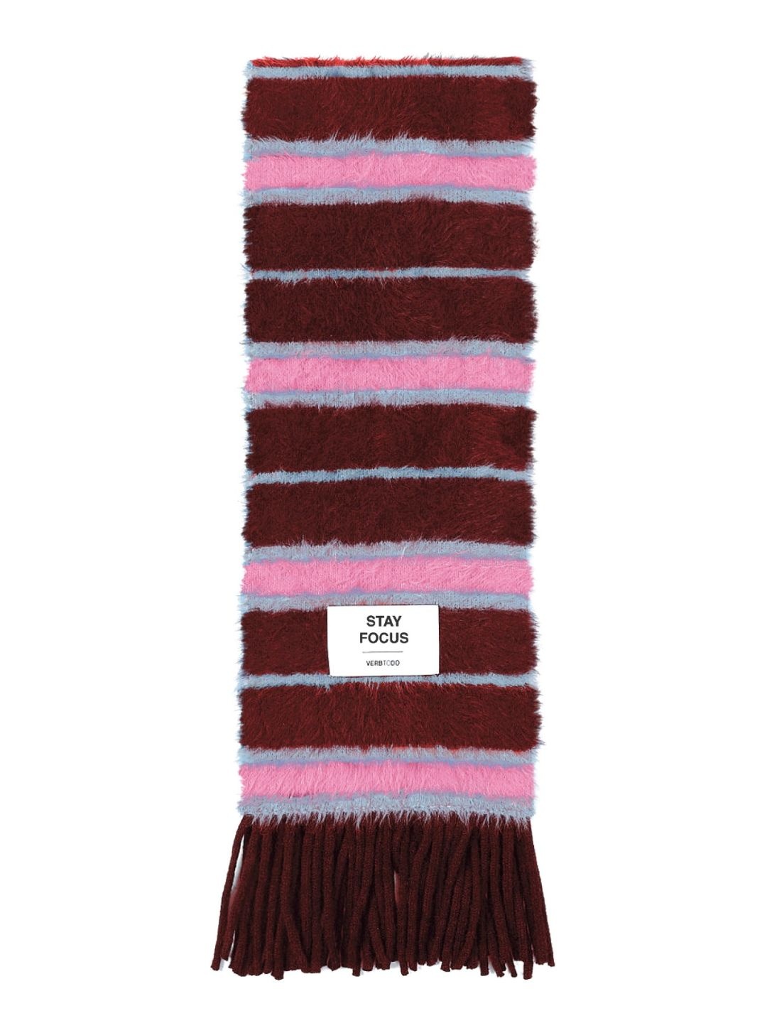 Verb To Do Verb To Do Sjaal Stay Focus Pink & Burgundy