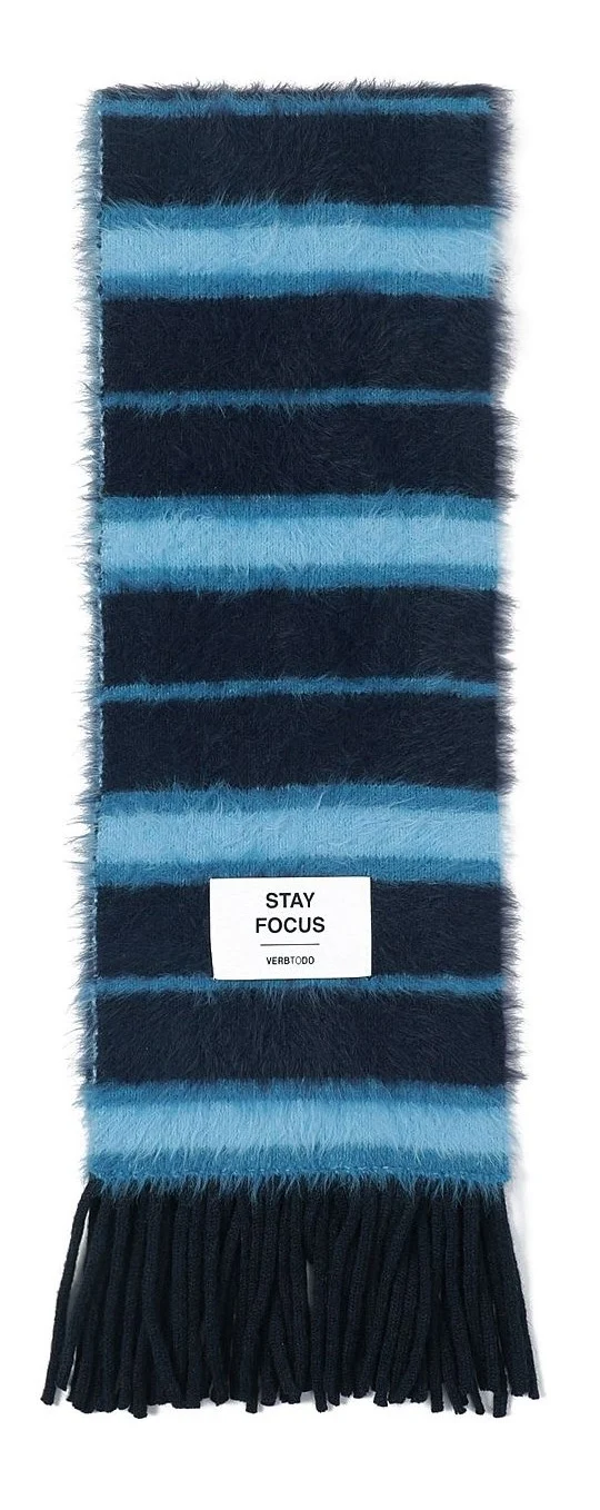 Verb To Do Verb To Do Sjaal Stay Focus Dark Blue & Light Blue