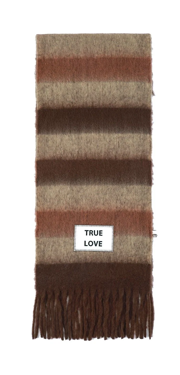 Verb To Do Verb To Do Sjaal True Love Brown Stripes