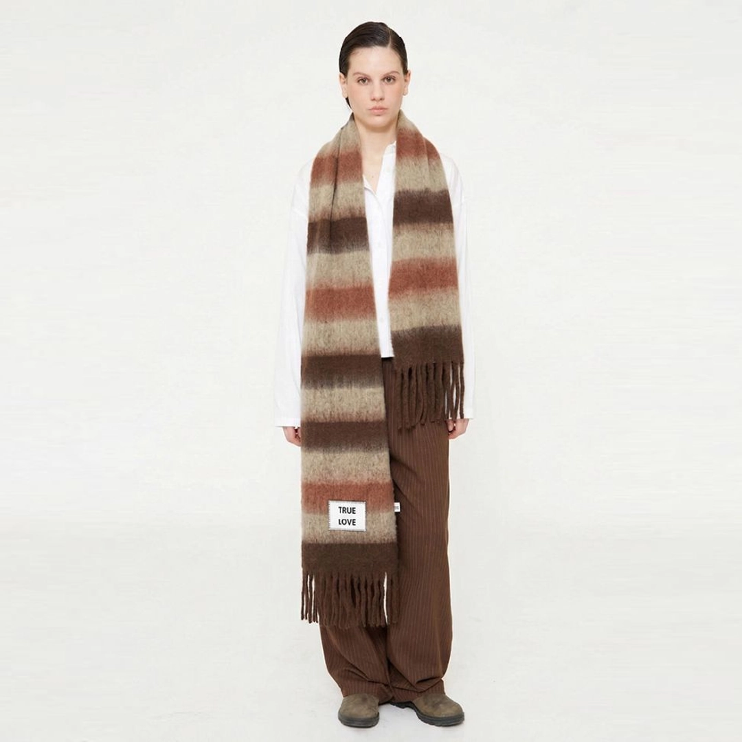 Verb To Do Verb To Do Sjaal True Love Brown Stripes