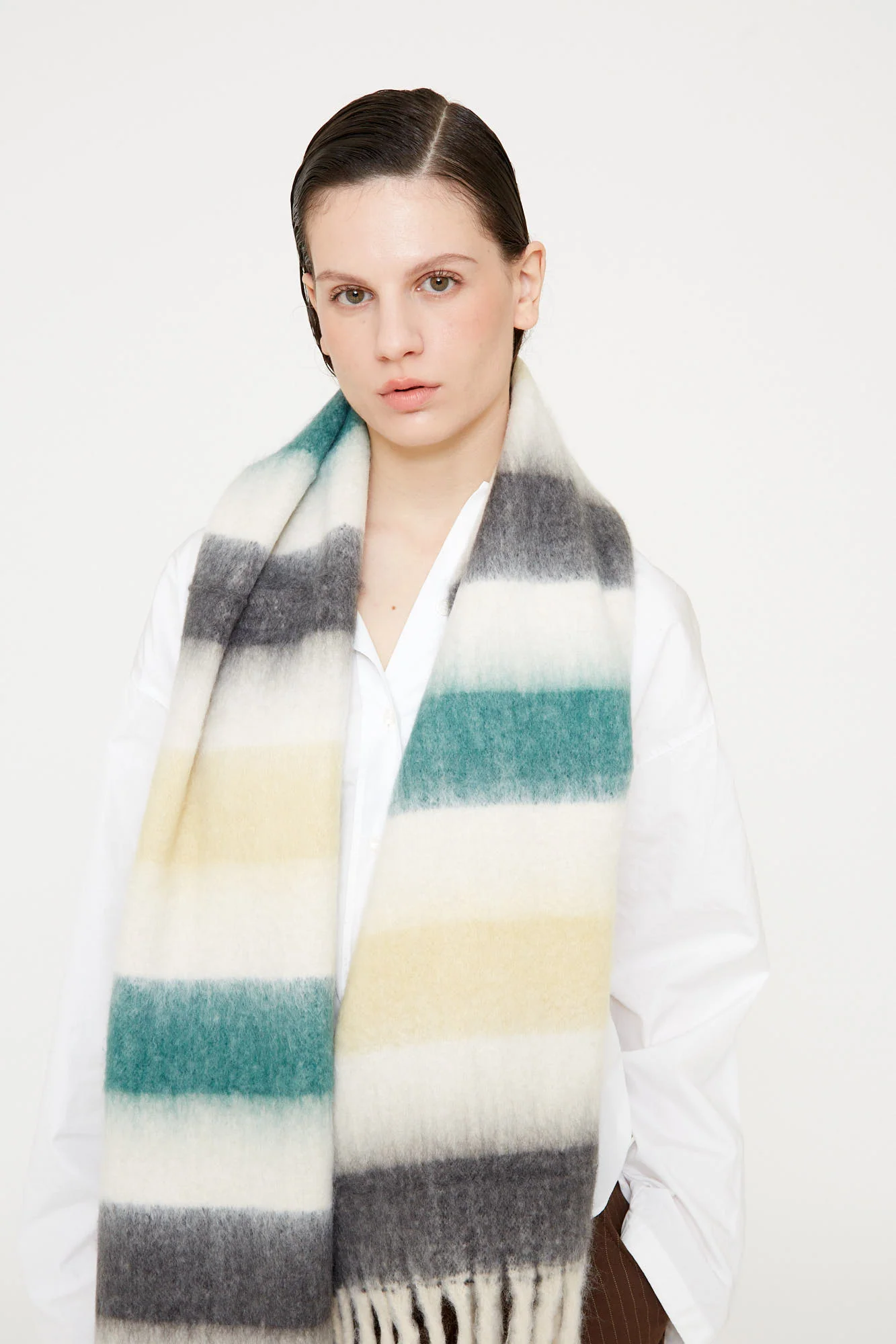 Verb To Do Verb To Do Sjaal True Love Stripes White