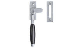 De Oude Deurklink Raamsluiting Klassiek mat nikkel links kozijnplaatje De Oude Deurklink Raamsluiting Klassiek mat nikkel links kozijnplaatje