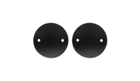 De Oude Deurklink Blindrozet rond - mat zwart De Oude Deurklink Blindrozet rond - mat zwart