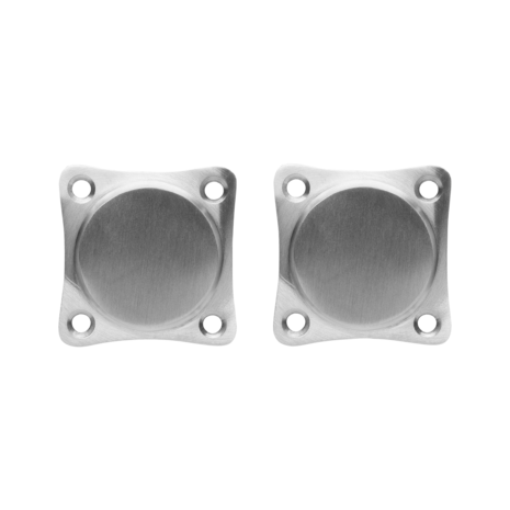 De Oude Deurklink Blindrozet vierkant - mat nikkel