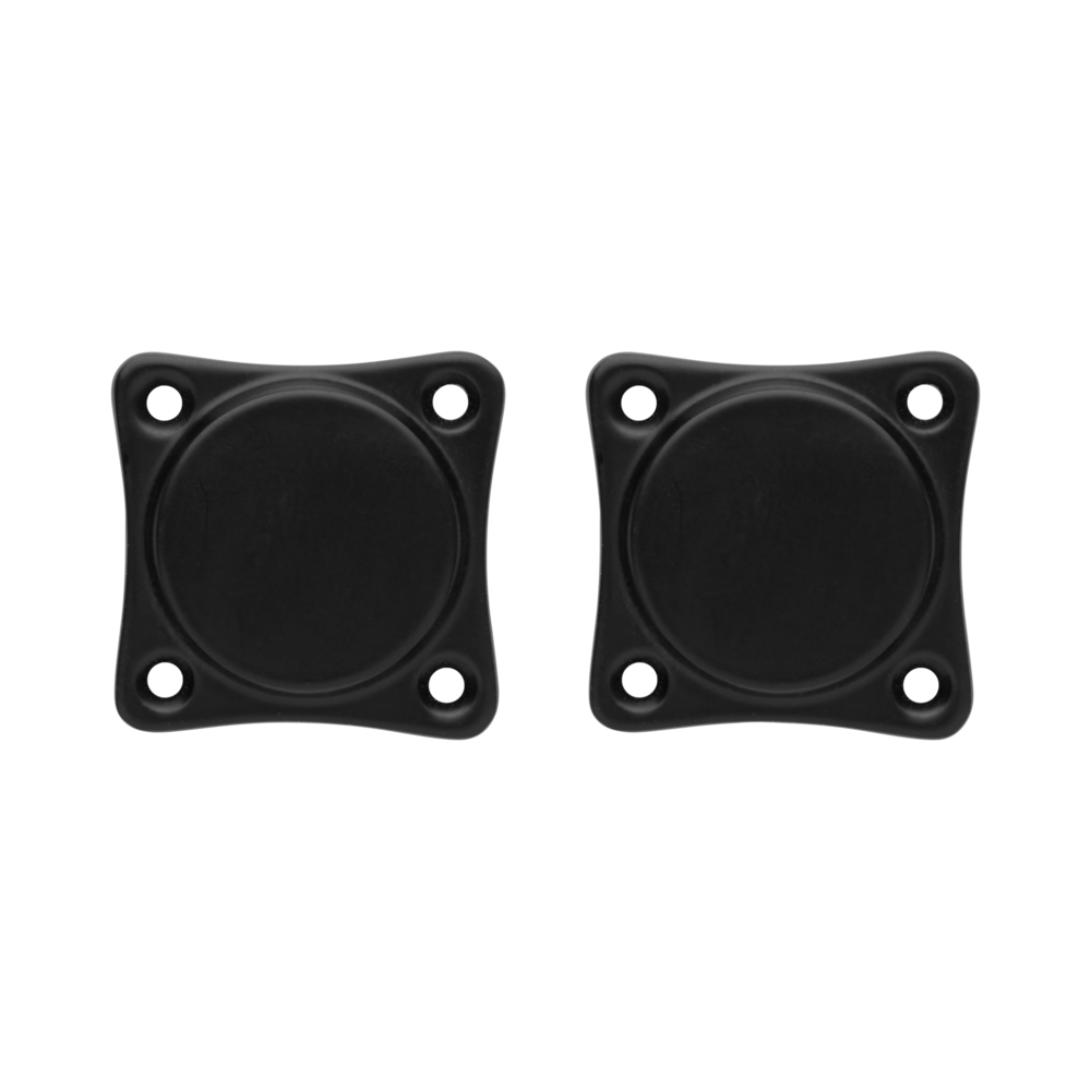 De Oude Deurklink Blindrozet vierkant - mat zwart