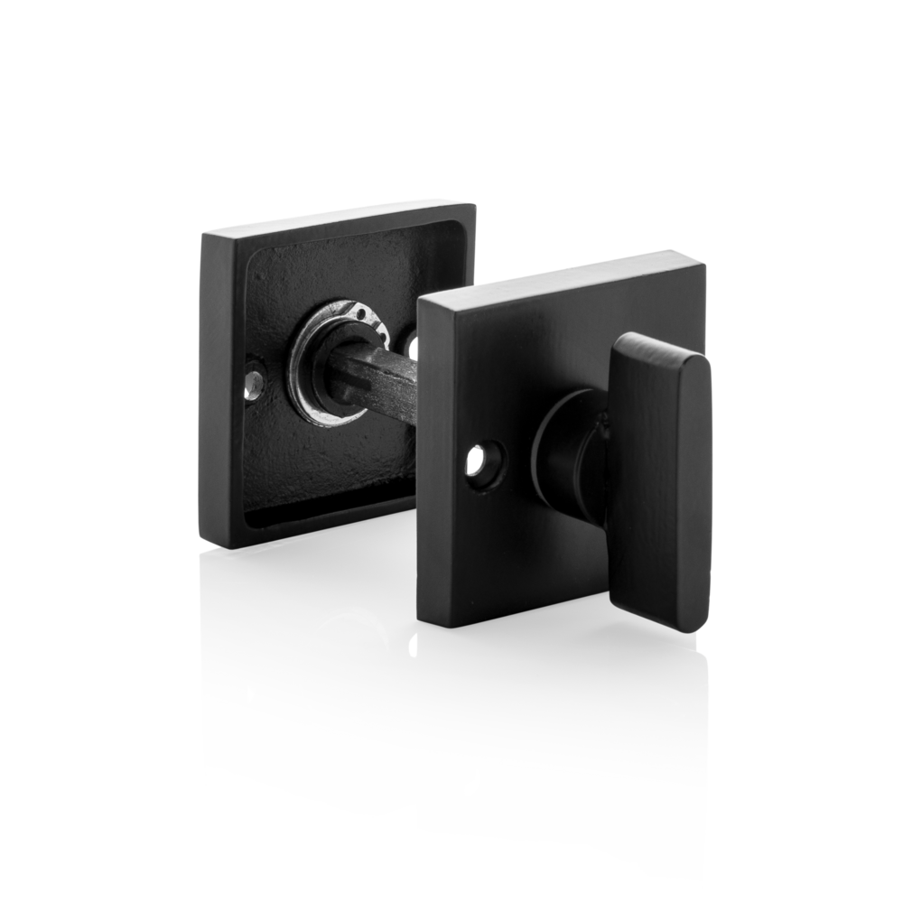 Mooi Deurbeslag Deurklink Nova zwart en WC slot Piazza